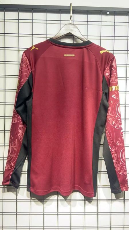 25-26 Galatasaray Second Away Fans Long Sleeves Soccer Jersey（全广告）