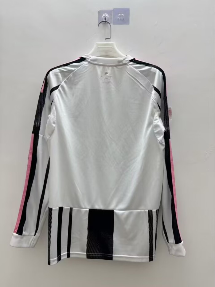 25-26 JUV Home Fans Long Sleeves Soccer Jersey