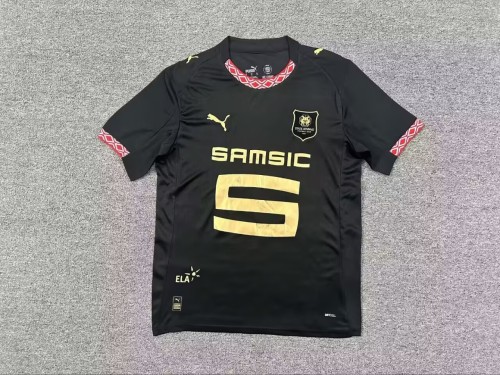 25-26 Stade Rennais Second Away Fans Soccer Jersey