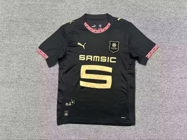 25-26 Stade Rennais Second Away Fans Soccer Jersey
