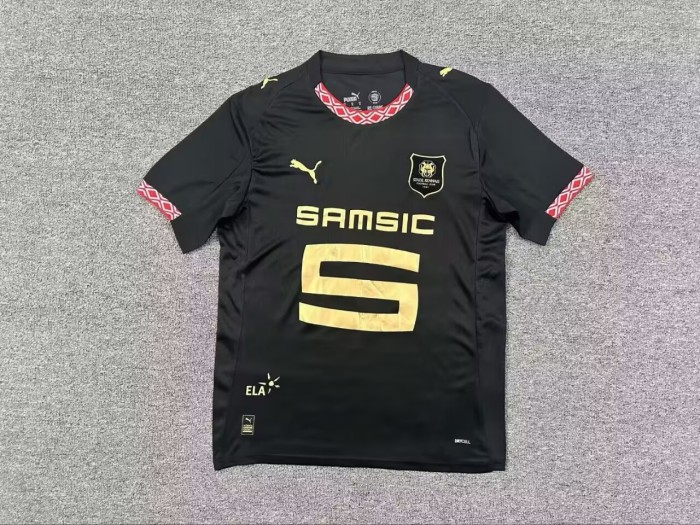 25-26 Stade Rennais Second Away Fans Soccer Jersey