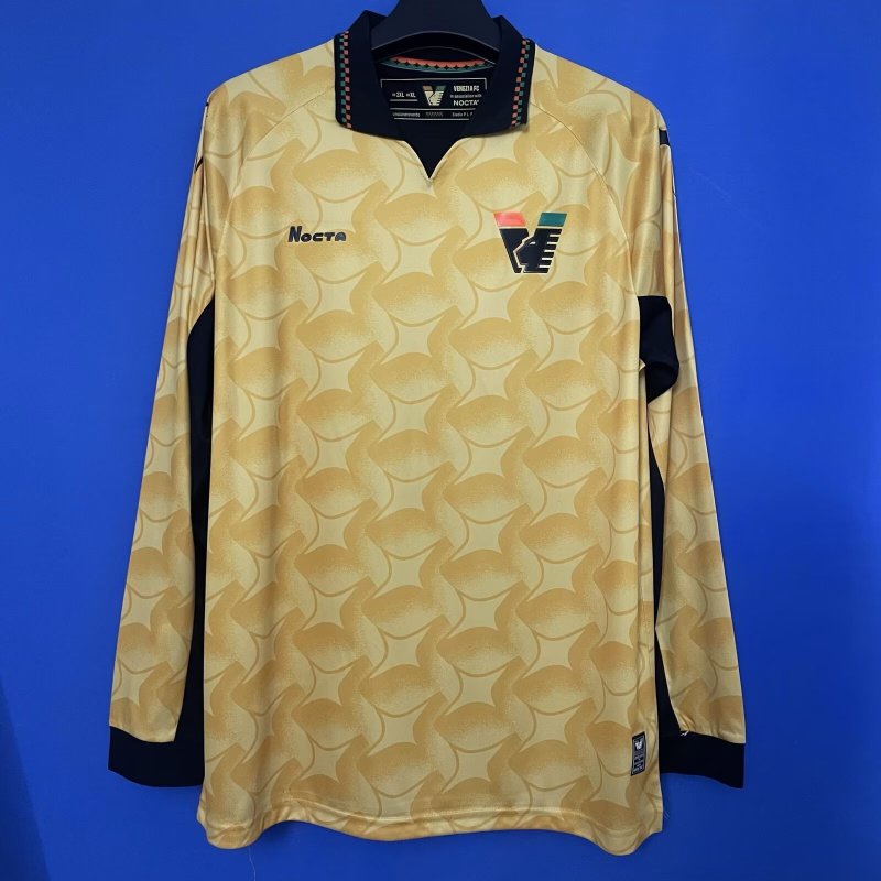 25-26 Venezia FC Goalkeeper Fans Long Sleeves Soccer Jersey
