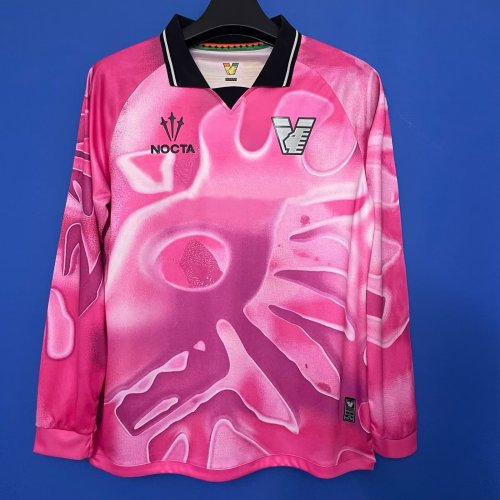 25-26 Venezia FC Pink Goalkeeper Fans Long Sleeves Soccer Jersey