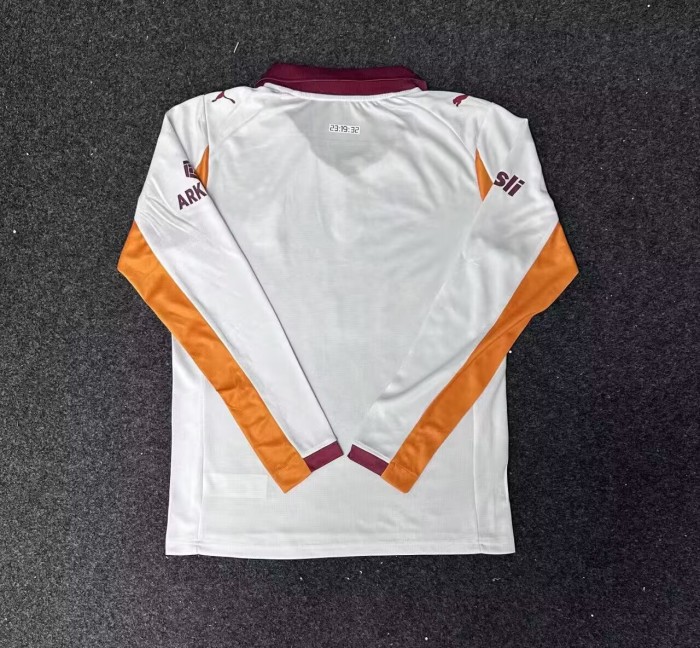 25-26 Galatasaray Away Fans Long Sleeves Soccer Jersey