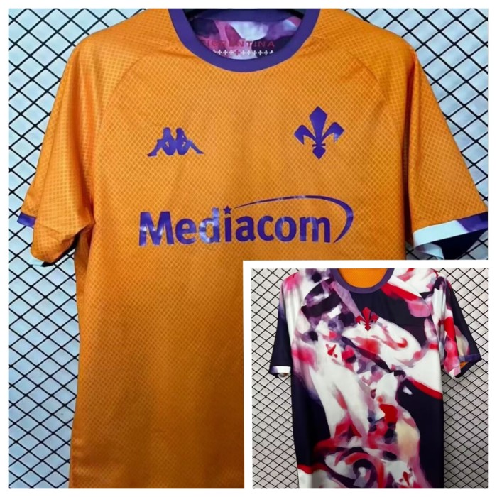 25-26 Fiorentina Fourth Fans Double Sided Soccer Jersey（双面球衣）