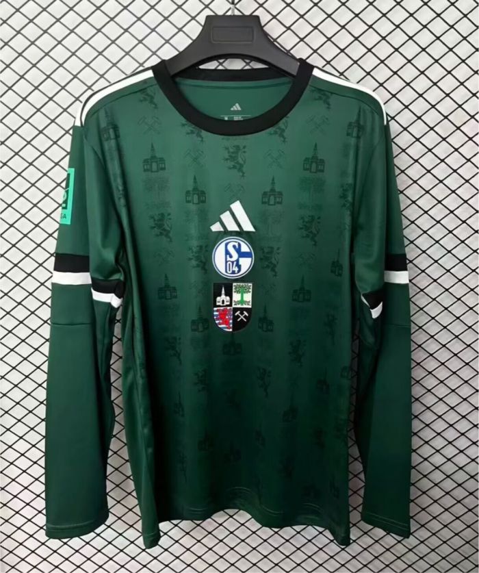 25-26 Schalke 04 Anniversary Edition Long Sleeve Soccer Jersey