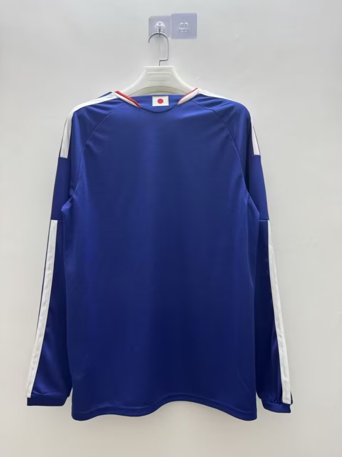 26-27 Japan Home Fans Long Sleeves Soccer Jersey
