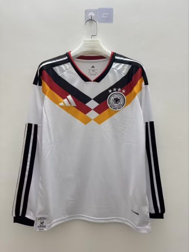 25-26 Germany Home Fans Long Sleeves Soccer Jersey