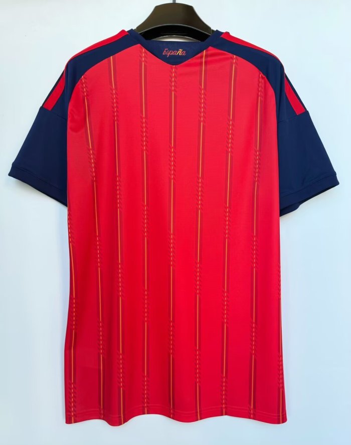 26-27 Spain Home Fans Soccer Jersey