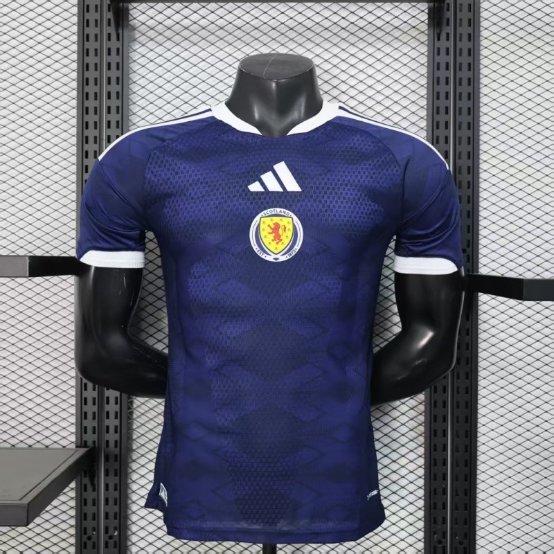 26-27 Scotland Home Player Version Soccer Jersey