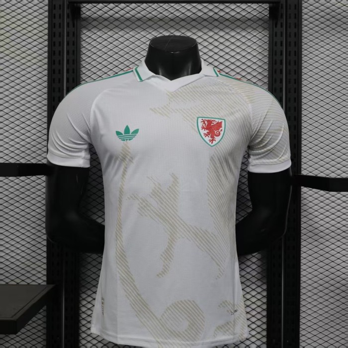 26-27 Wales Away Player Version Soccer Jersey