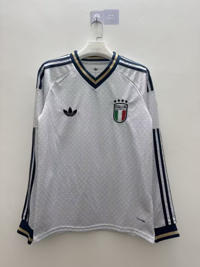 26-27 Italy Away Fans Long Sleeves Soccer Jersey