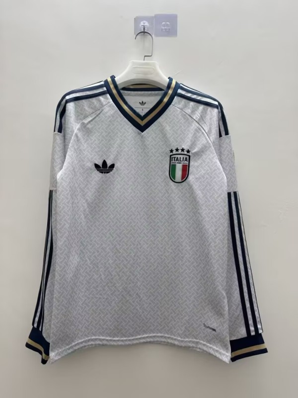 26-27 Italy Away Fans Long Sleeves Soccer Jersey