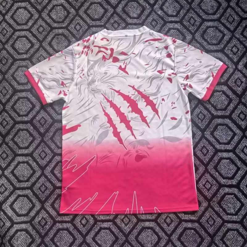 25-26 Brazil Pink Cheetah Fans Soccer Jersey