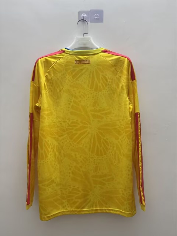 26-27 Colombia Home Fans Long Sleeves Soccer Jersey