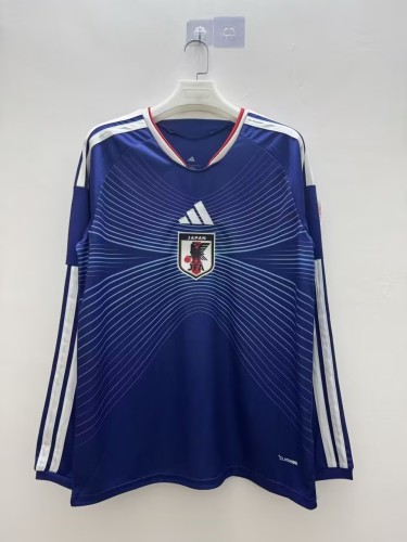 26-27 Japan Home Fans Long Sleeves Soccer Jersey