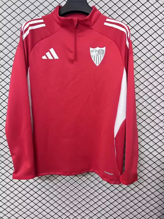 25-26 Sevilla Red Half Pull tops