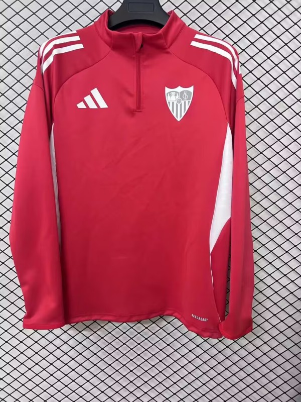 25-26 Sevilla Red Half Pull tops