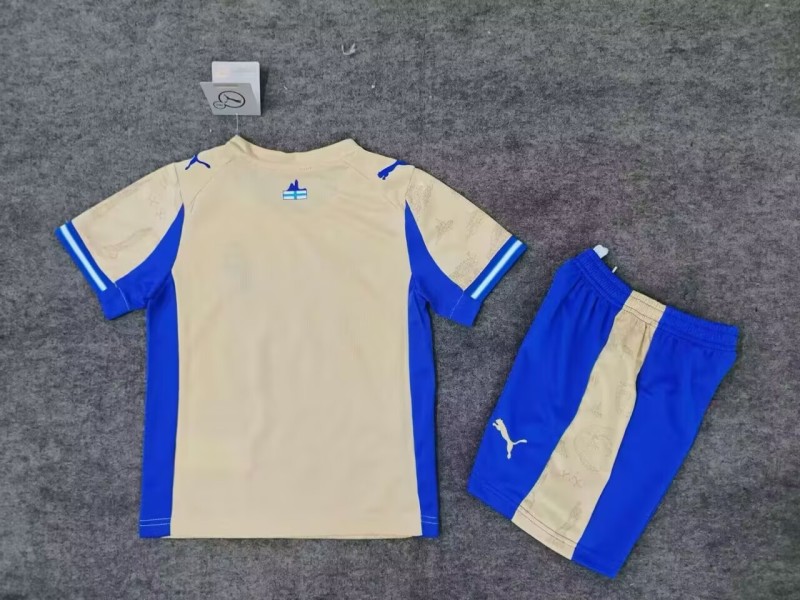 25-26 Marseille Third Away Kids Soccer Jersey
