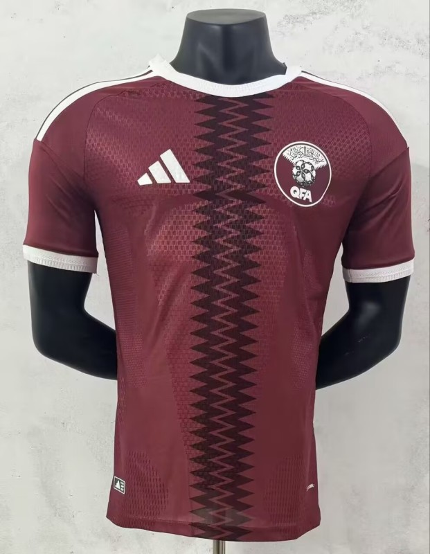 26-27 Qatar Home Player Version Soccer Jersey