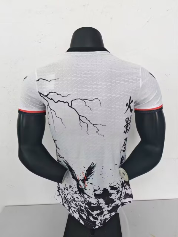 25-26 Japan White & Black Special Edition Player Version Soccer Jersey *火影忍者