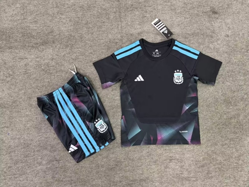26-27 Argentina Goalkeeper Kids Soccer Jersey