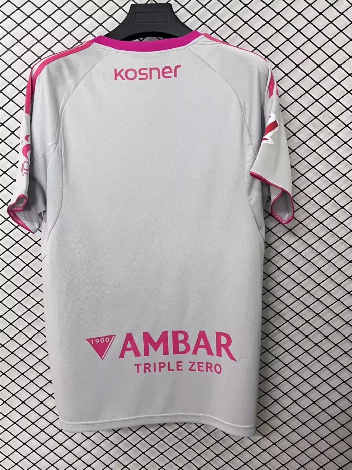 25-26 Zaragoza Pink Fans Soccer Jersey