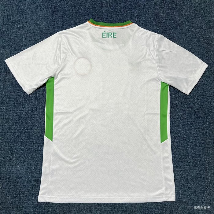 25-26 Ireland White Fans Soccer Jersey*带广告