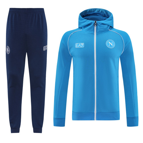 25-26 Napoli Bule Hoodie Jacket Tracksuit