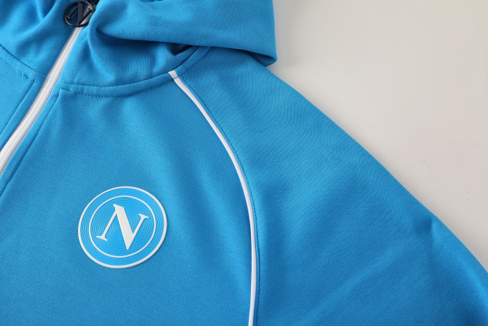 25-26 Napoli Bule Hoodie Jacket Tracksuit