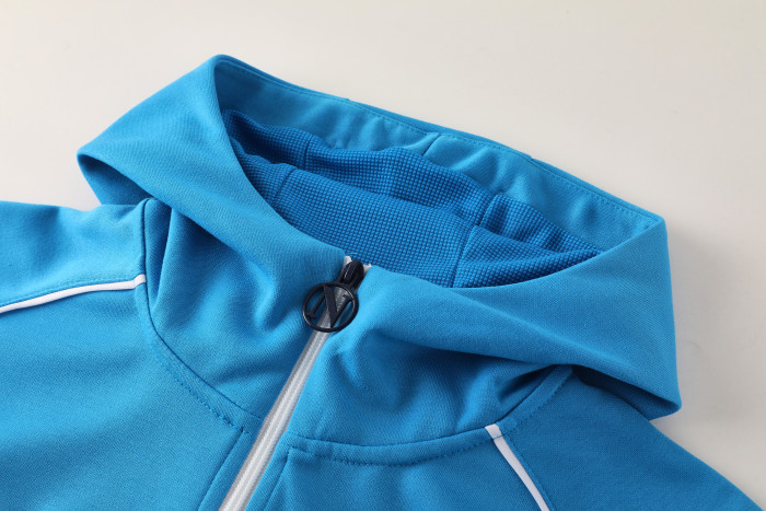 25-26 Napoli Bule Hoodie Jacket Tracksuit