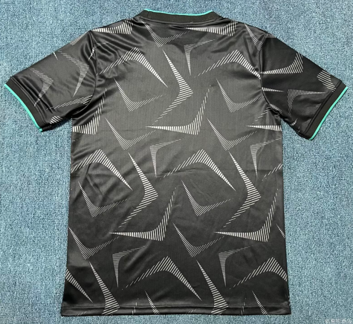 25-26 Ireland Black Fans Soccer Jersey*带广告