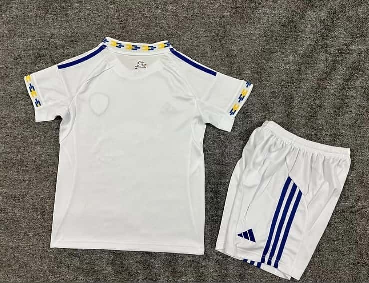 25-26 Leeds United Home Kids Soccer Jersey