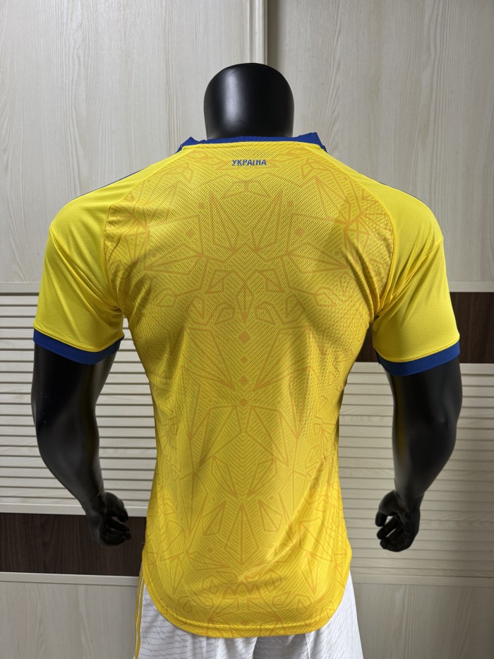 26-27 Ukraine Home Player Version Soccer Jersey