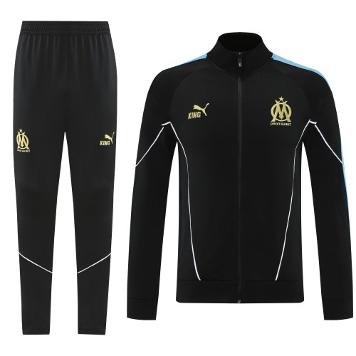 25-26 Marseille Black Jacket Tracksuit #02