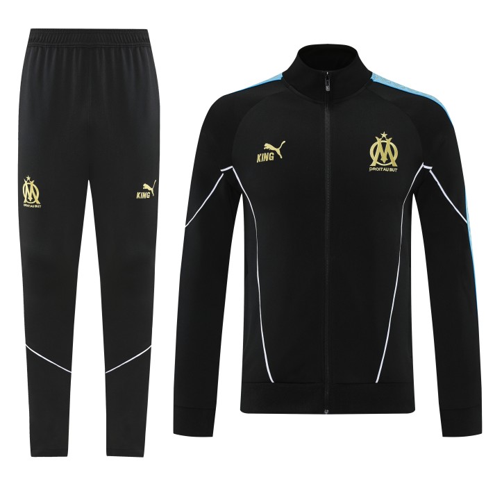 25-26 Marseille Black Jacket Tracksuit #02