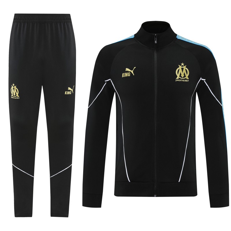 25-26 Marseille Black Jacket Tracksuit #02