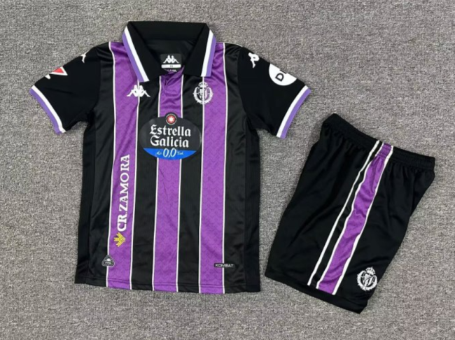 25-26 Valladolid Away Kids Soccer Jersey