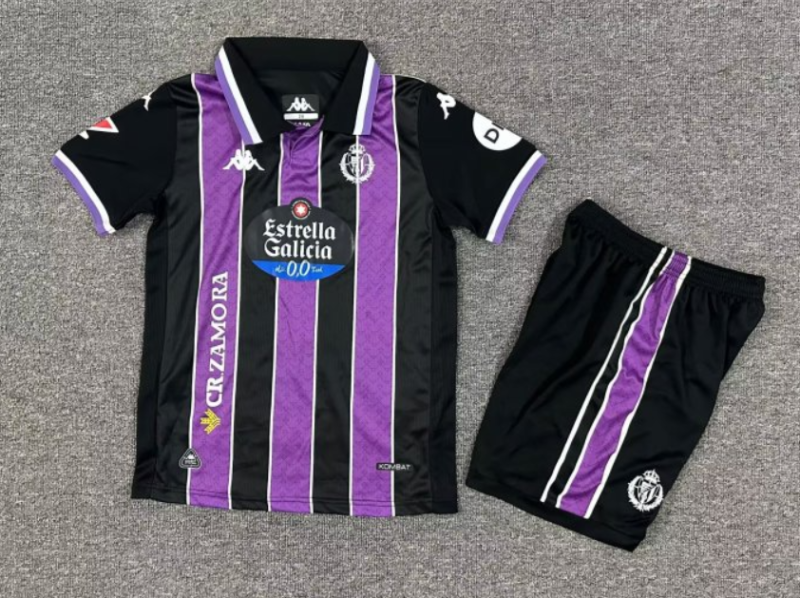 25-26 Valladolid Away Kids Soccer Jersey