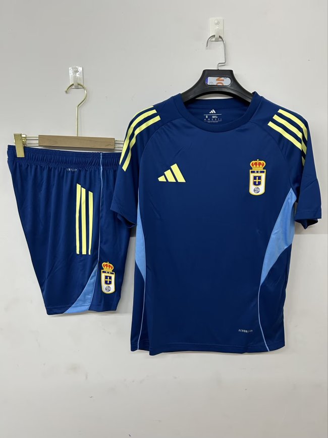 25-26 Real Oviedo Blue Training Short Suit