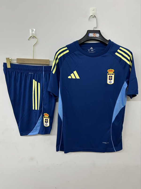 25-26 Real Oviedo Blue Training Short Suit