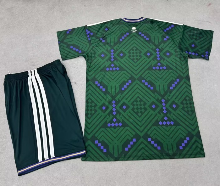 26-27 Saudi Arabia Home Kids Soccer Jersey