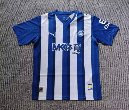 25-26 Alaves Home Fans Soccer Jersey