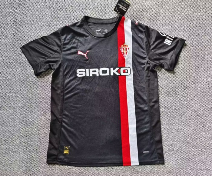 25-26 Gijon Away Fans Soccer Jersey