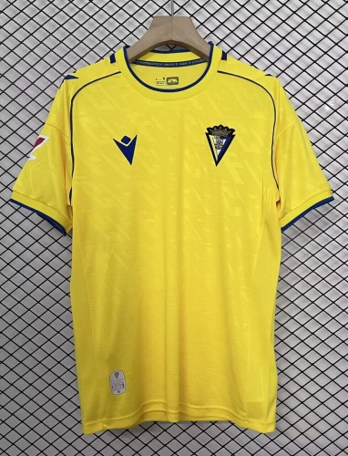 25-26 Cadiz Home Fans Soccer Jersey