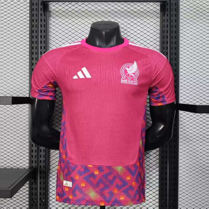 25-26 Mexico Pink Goalkeeper Player Version Training Shirts