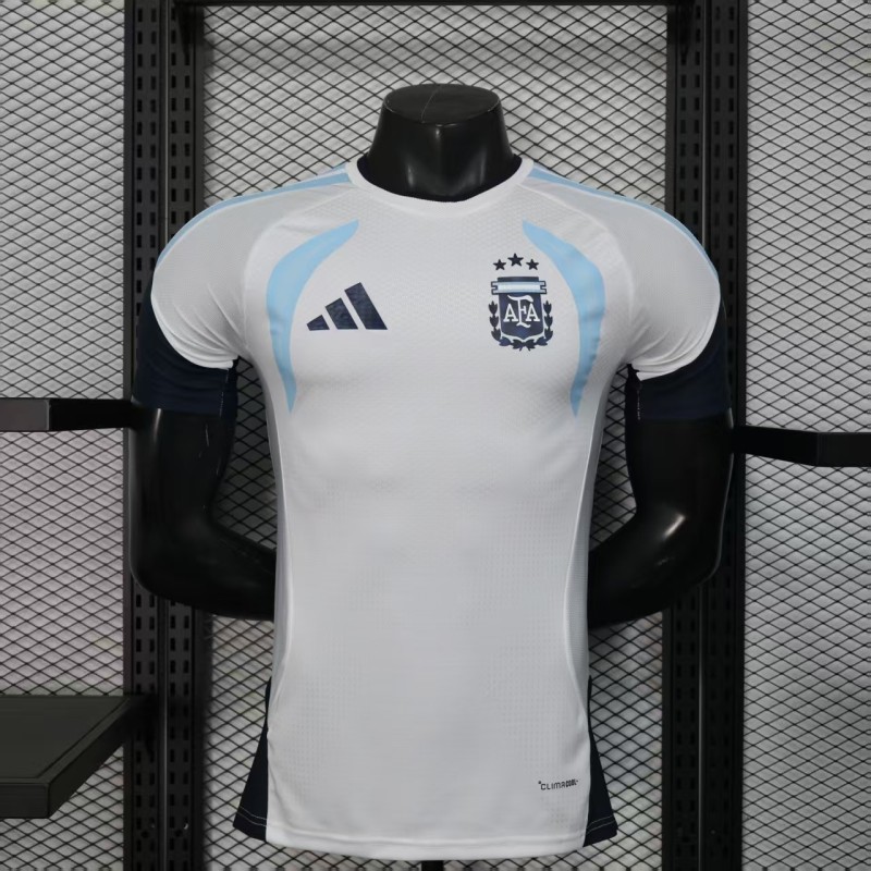 26-27 Argentina White Player Version Training shirts