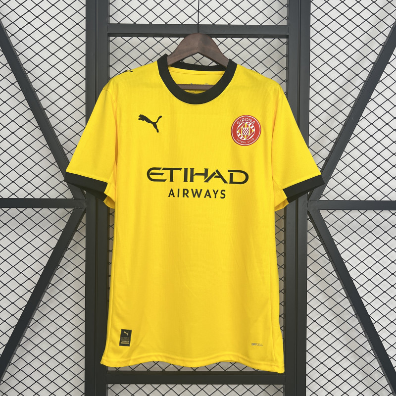 25-26 Girona Away Fans Soccer Jersey