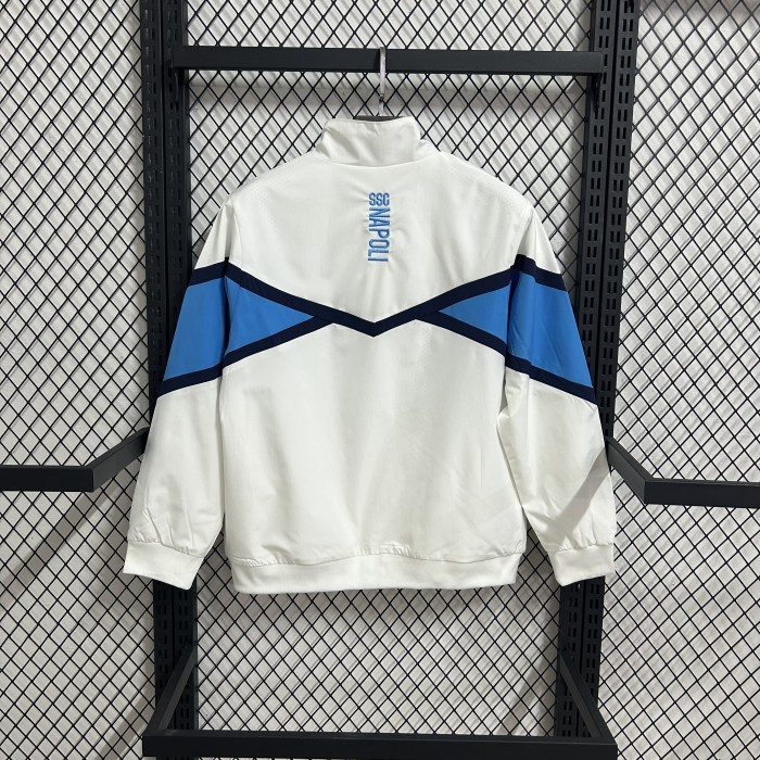 25-26 Napoli White Windbreaker Soccer Jersey