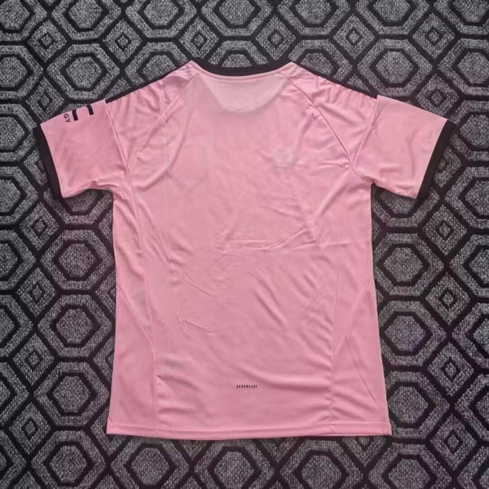 25-26 Man Utd Pink Goalkeeper Fans Soccer Jersey